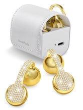 JewelPods C01 Wireless Earbuds (Yellow Gold & Leather)