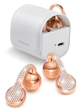 JewelPods C01 Wireless Earbuds (Rose Gold & Leather)