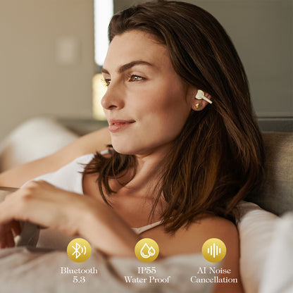 JewelPods C01 Wireless Earbuds (Yellow Gold)