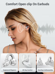 JewelPods C01 Wireless Earbuds (White Gold & Leather)