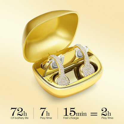 JewelPods C01 Wireless Earbuds (Yellow Gold)