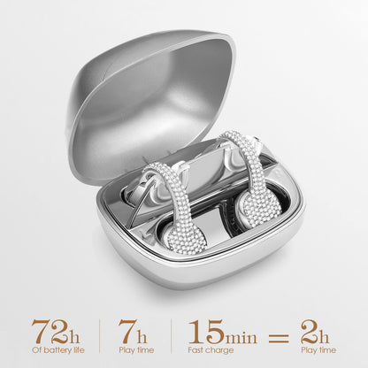 JewelPods C01 Wireless Earbuds (White Gold)
