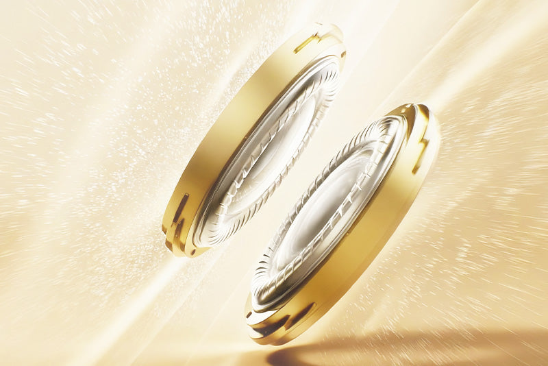 15mm Dynamic Driver.Engineered for Immersive Sound.Metallic spinning blades with a dynamic background premium sound effect.Equipped with an oversized 15mm dynamic driver, these earbuds produce deep bass, balanced mids, and crisp highs for a truly immersive audio experience. Feel every rhythm just as the artist intended.